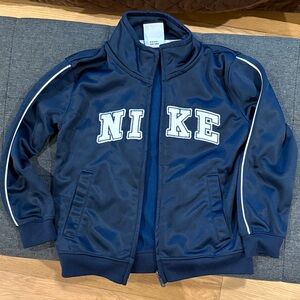 3T Nike Navy Track Jacket with White Piping